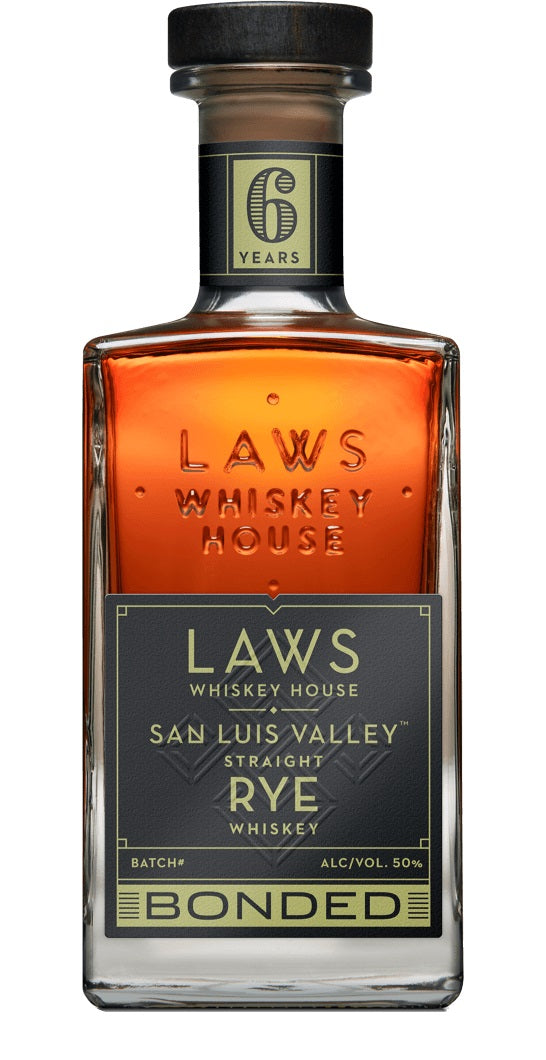 San Luis Valley Straight Rye, 6 Year Bottled in Bond, Laws Whiskey House Online now