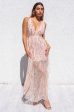 Belladonna Sequin Gown - Nude Pink Online