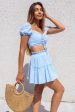 Bronte Top   Skirt Set - Baby Blue Supply