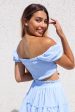 Bronte Top   Skirt Set - Baby Blue Supply