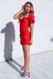 Babydoll Dress - Red Discount