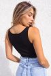 Carmen Ribbed Bodysuit - Black Sale