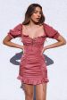 Babydoll Dress - Rose Pink Online Hot Sale