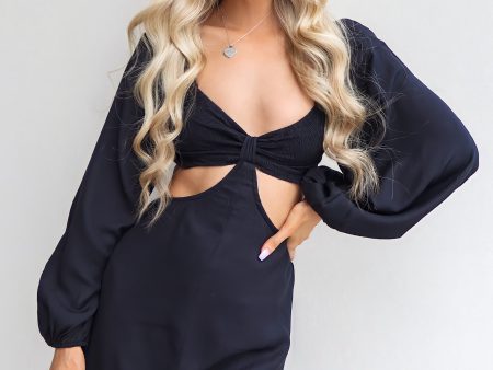 Mila Playsuit - Black Cheap