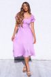 Claudia Midi Dress - Lilac Online Hot Sale