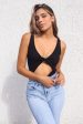 Carmen Ribbed Bodysuit - Black Sale