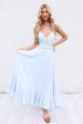 Elara Maxi Dress - Baby Blue For Sale