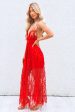 Belladonna Sequin Gown - Red Fashion