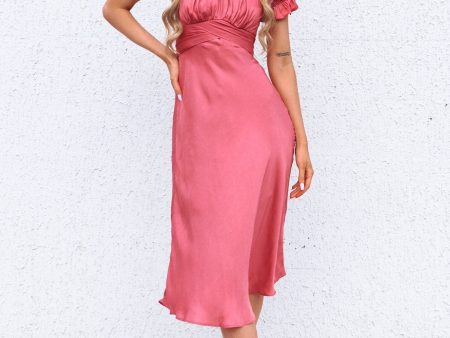 Claudia Midi Dress - Rose Pink Online