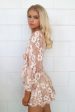 Vienna Lace Dress - Nude Online