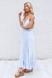 Elara Maxi Dress - Baby Blue For Sale