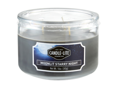 Moonlit Starry Night 3-wick 10oz Jar Candle For Sale