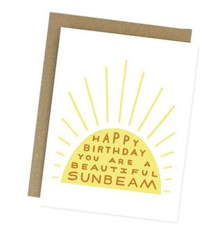 Birthday Sunbeam Card For Cheap