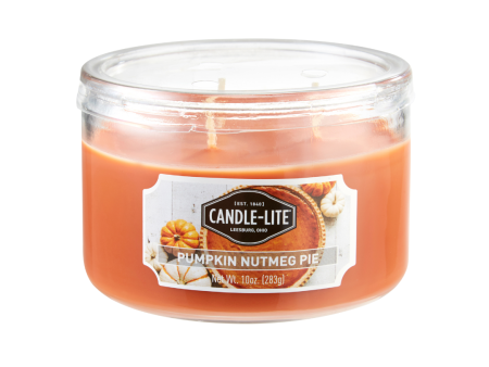 Pumpkin Nutmeg Pie 3-wick 10oz Jar Candle Cheap