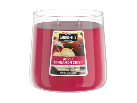 Apple Cinnamon Crisp 15oz 2-wick Jar Candle Online Sale