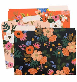 Lively Floral File Folders Discount