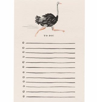 Ostrich Notepad For Cheap