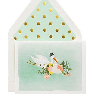 Baby Stork Card Hot on Sale