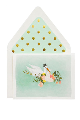 Baby Stork Card Hot on Sale