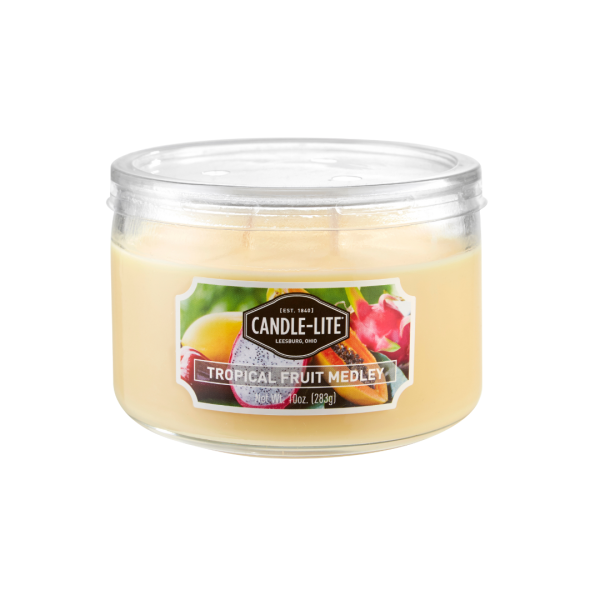 Tropical Fruit Medley 3-wick 10oz Jar Candle For Discount