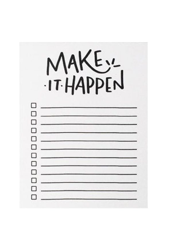 Make it Happen Notepad Cheap