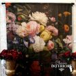 Flowers and Urn pure linen panel Online Hot Sale