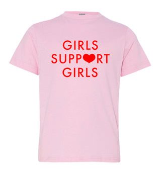 Girls Support Girls Youth Tee Fashion