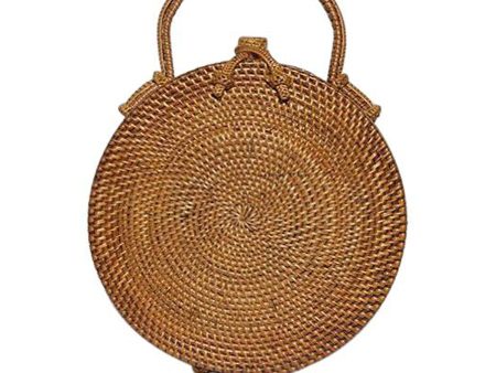 Round Woven Clutch Online Sale