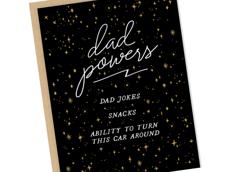 Dad Powers Card Hot on Sale