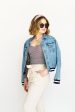 Brando Fitted Denim Jacket Hot on Sale