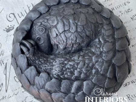 Pangolin curled up Sculpture Online now