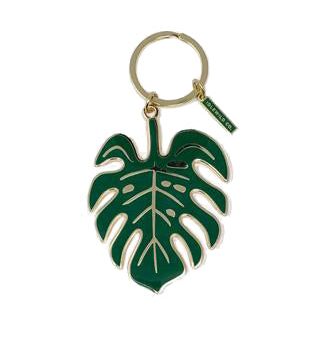 Monstera Keychain Hot on Sale