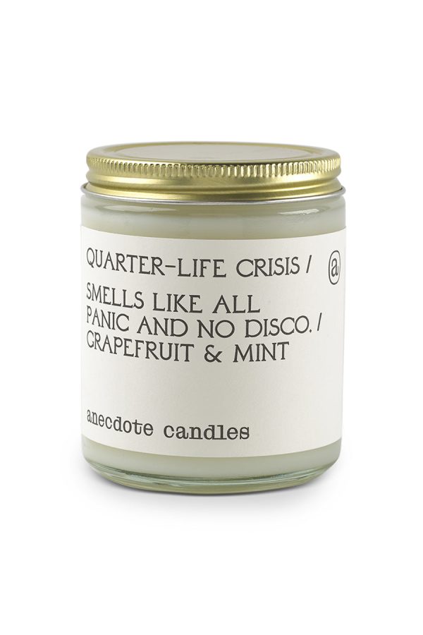 Quarter-Life Crisis Candle Fashion