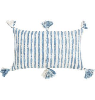 Antigua Faded Indigo Pillow Sale