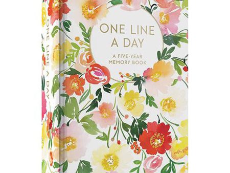 Floral One Line a Day: A Five-Year Memory Book For Sale