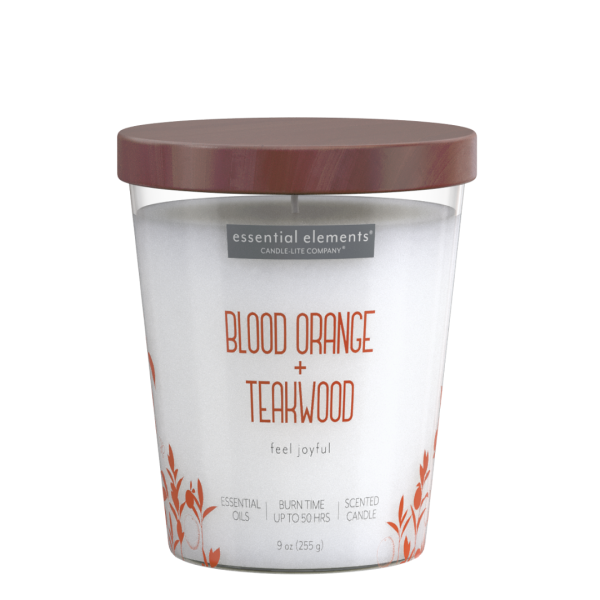 Blood Orange & Teakwood 9oz Jar Candle Online Hot Sale