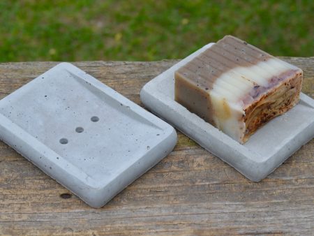 Flat Concrete Soap Dish For Cheap