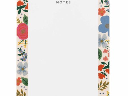 Wild Rose Notepad Cheap