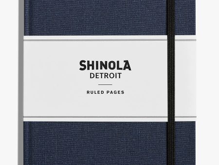 Shinola Medium Hard Linen Journal Online Sale