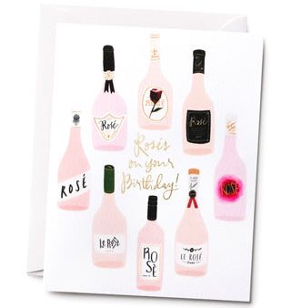 Birthday Rosés Card Online