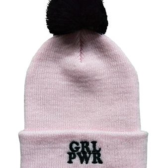 Grl Power Pom Pom Beanie Hot on Sale