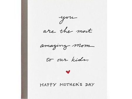 Amazing Mom Card Fashion