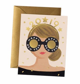 2019 New Years Girl Card on Sale