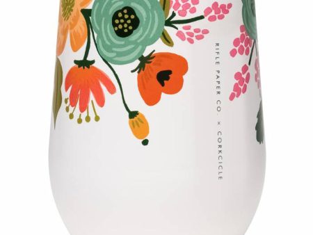 Lively Floral Stainless 12 oz. Wine Cup Online