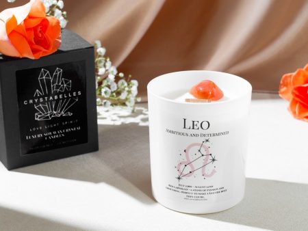 Leo Zodiac Candle For Sale