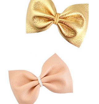 Chantal Leather Bow For Sale