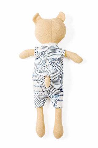 Nicholas the Bear Cub in High Seas Romper Fashion