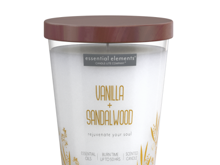 Vanilla & Sandalwood 9oz Jar Candle For Cheap