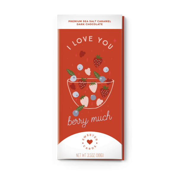 I Love You Berry Much | Sea Salt Caramel Dark Chocolate Hot on Sale