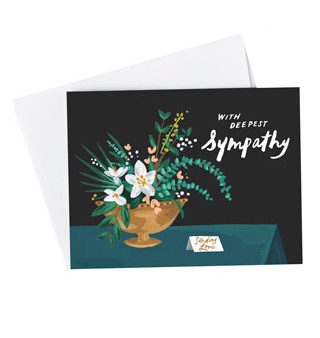 Magnolia Sympathy Card Sale